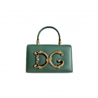 DOLCE GABBANA LEATHER SHOULDER BAG (18*10*5cm)